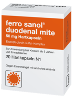 FERRO SANOL duodenal mite 50 mg magensaftr.Hartk.