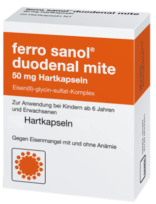 FERRO SANOL duodenal mite 50 mg magensaftr.Hartk.