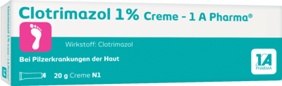 CLOTRIMAZOL 1% Creme-1A Pharma