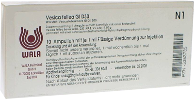 VESICA FELLEA GL D 30 Ampullen