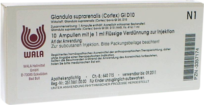 GLANDULA SUPRARENALES cortex GL D 10 Ampullen