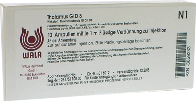 THALAMUS GL D 8 Ampullen