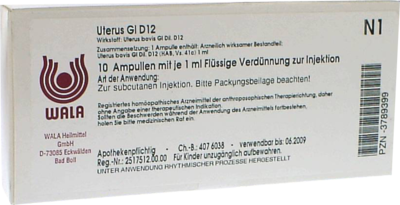 UTERUS GL D 12 Ampullen