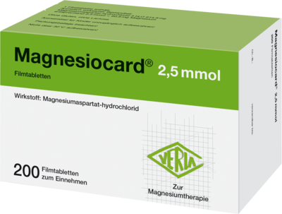 MAGNESIOCARD 2,5 mmol Filmtabletten