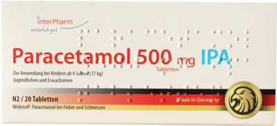 PARACETAMOL 500 mg IPA Tabletten