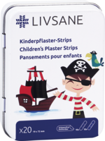 LIVSANE Kinderpflaster Strips Pirat